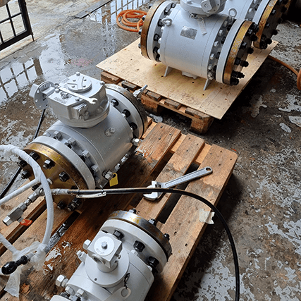 isolation valve hydrostatic testing 